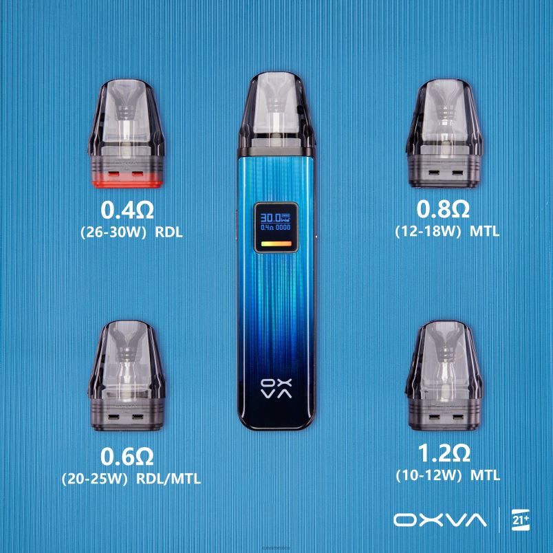 OXVA Vape Flavors - OXVA XLIM V3 gris 4D24883 llenado superior del cartucho