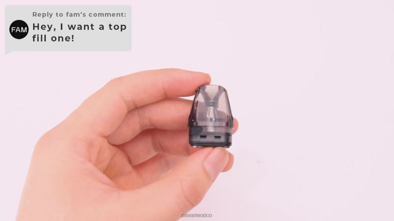 OXVA Vape Flavors - OXVA XLIM V3 gris 4D24883 llenado superior del cartucho
